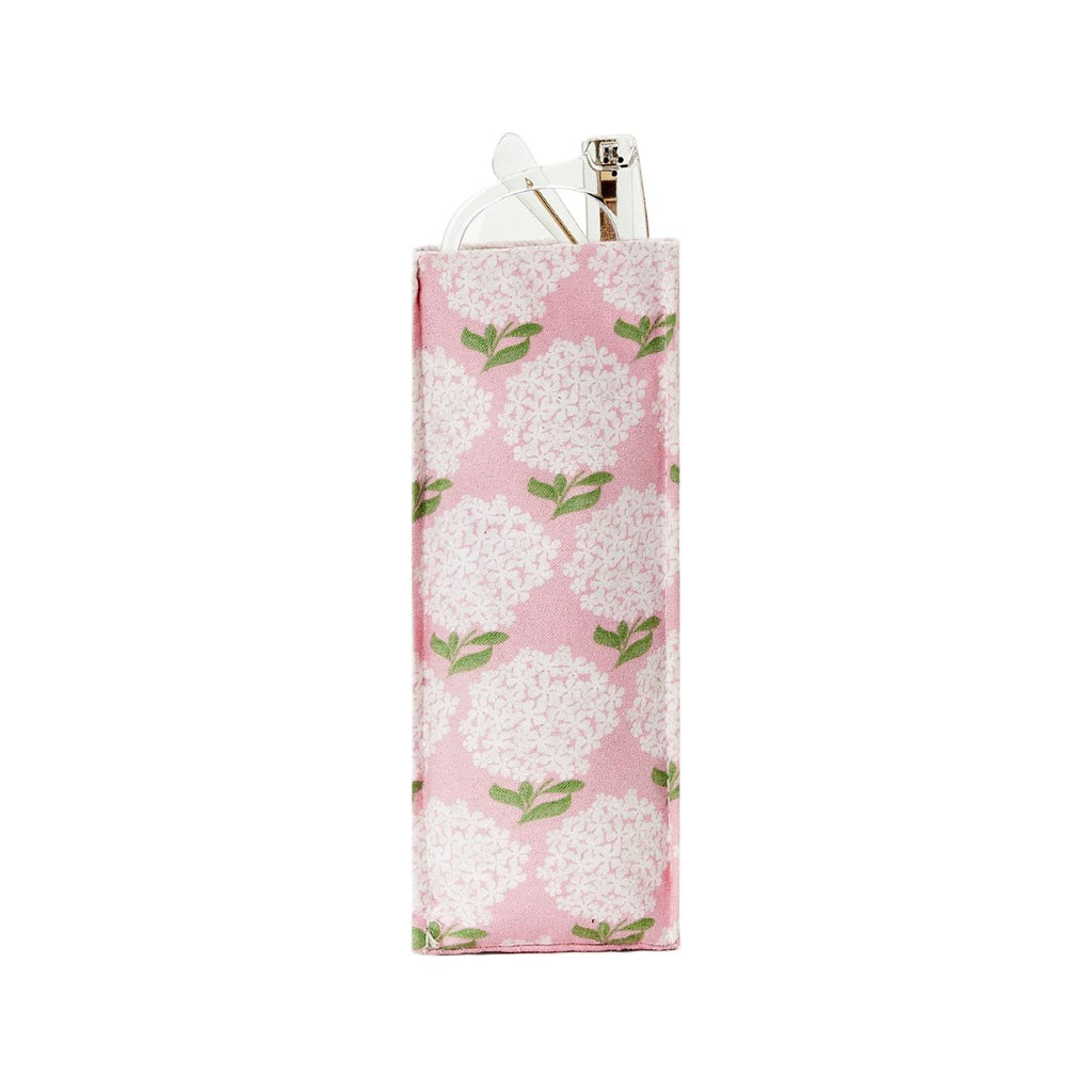 Pink Base Pink Hydrangea Weighted Eyeglass Holder Twos Company Apparel & Accessories - Pouches & Cases