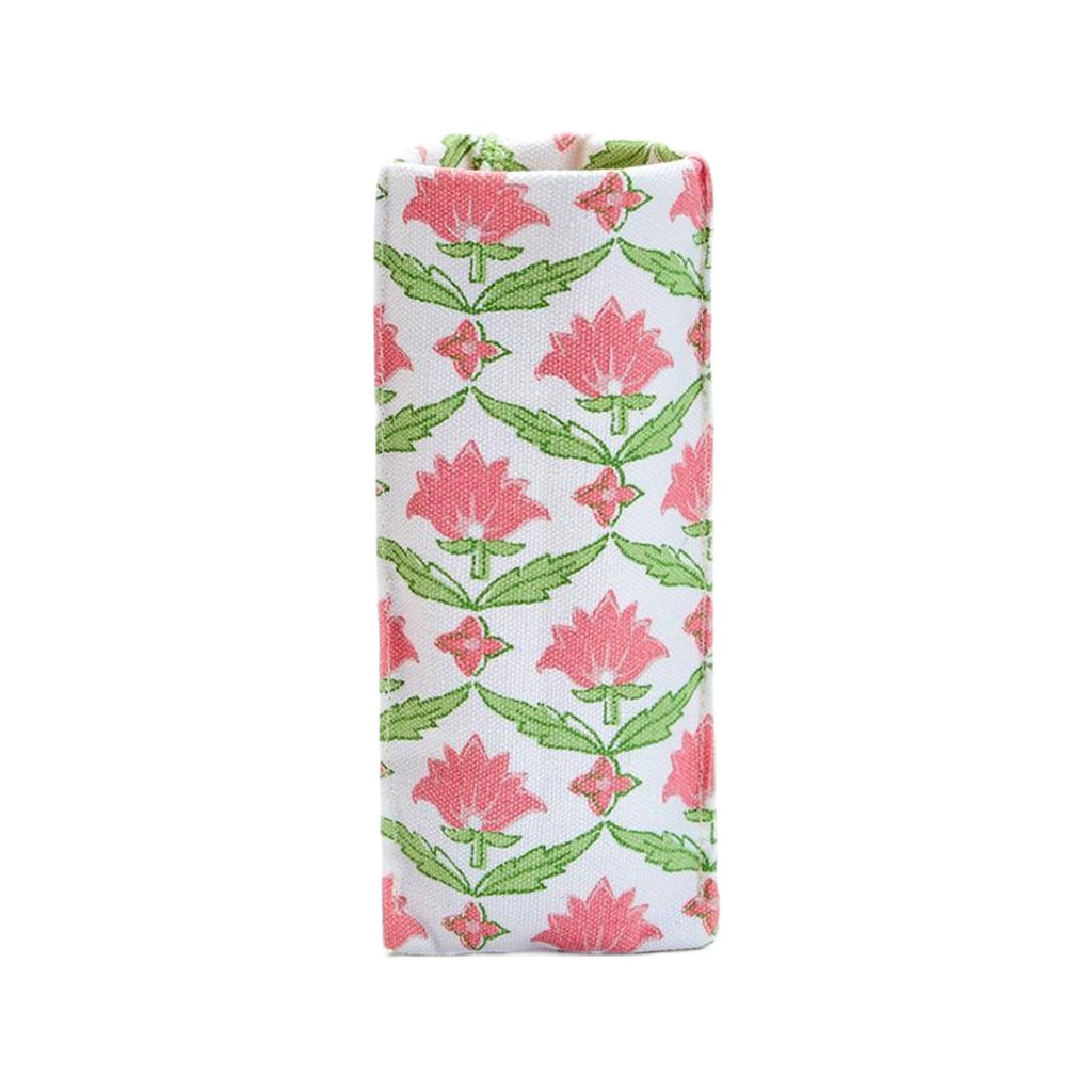 White Base Floral Block Looking Good Weighted Eyeglass Holder Twos Company Apparel & Accessories - Pouches & Cases
