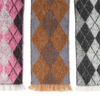 Classic With A Twist Argyle Scarf With Fringe Detail Twos Company Apparel & Accessories - Winter - Adult - Scarves & Wraps