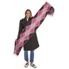 Classic With A Twist Argyle Scarf With Fringe Detail Twos Company Apparel & Accessories - Winter - Adult - Scarves & Wraps