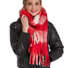 Scarlet Plaid Scarf - Adult Twos Company Apparel & Accessories - Winter - Adult - Scarves & Wraps