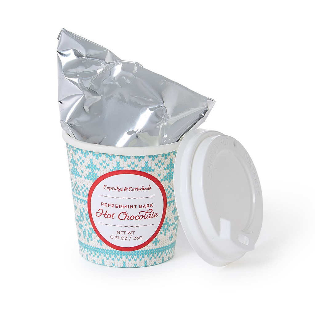 Holiday Set Of 9 Hot Chocolate Cups In Gift Box Twos Company Candy, Chocolate & Gum - Holiday