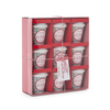 Holiday Set Of 9 Hot Chocolate Cups In Gift Box Twos Company Candy, Chocolate & Gum - Holiday