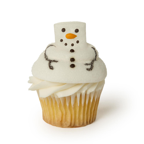 Melting Snowman Hot Chocolate / Cake Topper Marshmallows Twos Company Candy, Chocolate & Gum - Holiday