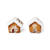 Gingerbread House Cookie Mug Hugger Set Twos Company Holiday