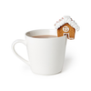 Gingerbread House Cookie Mug Hugger Set Twos Company Holiday