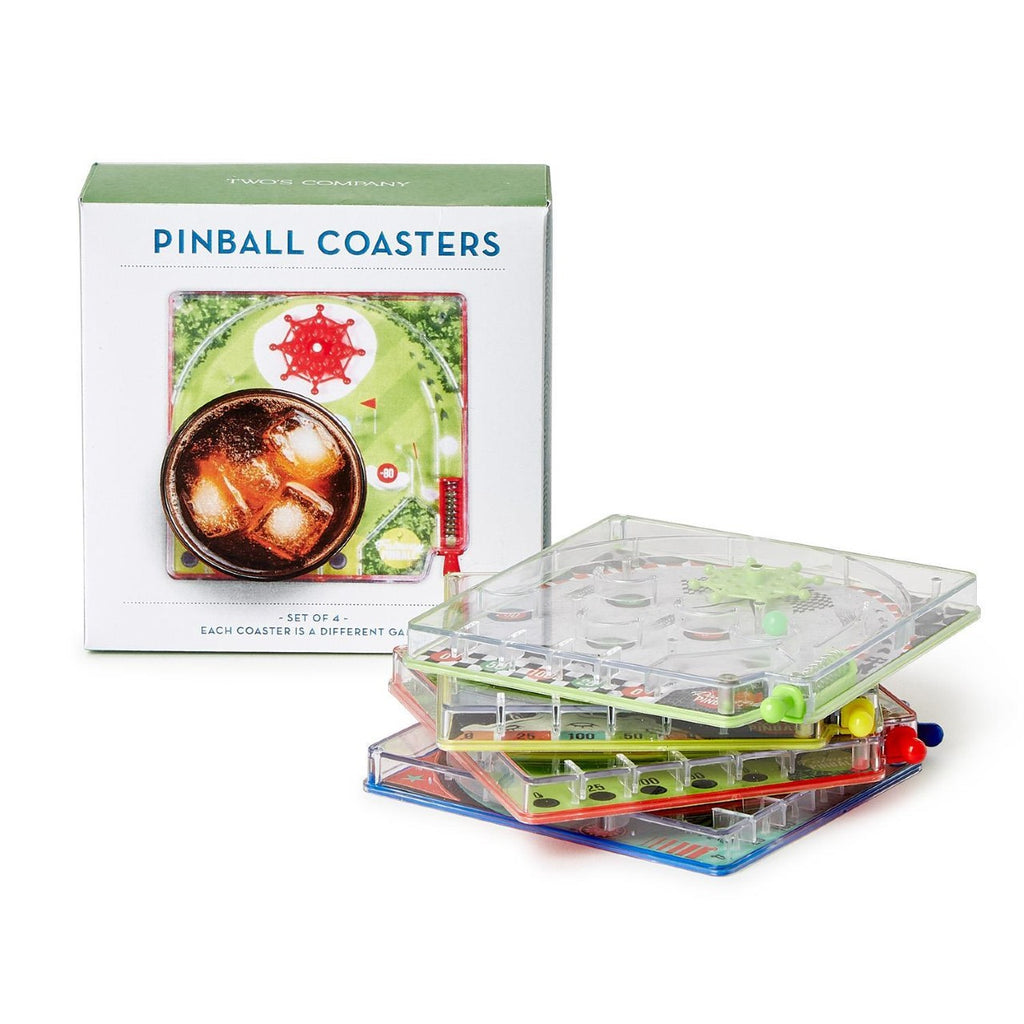 Pinball Coaster Set Twos Company Home - Barware - Coasters