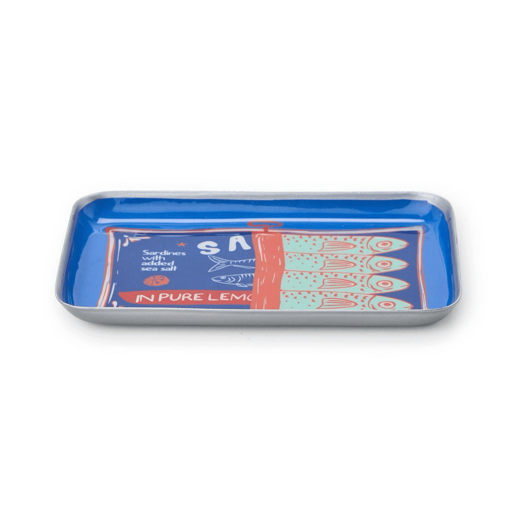Sardines Metal Tray Twos Company Home - Decorative Trays, Plates, & Bowls