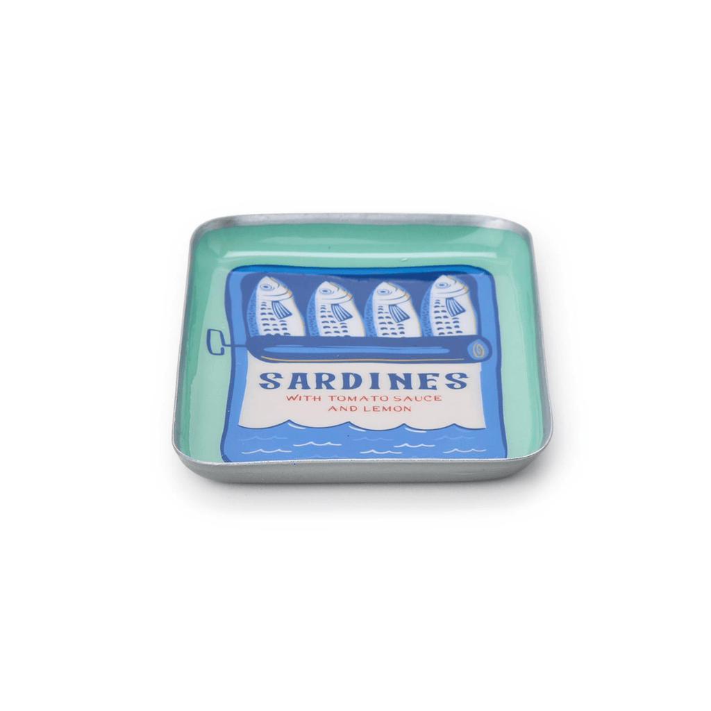 Sardines Metal Tray Twos Company Home - Decorative Trays, Plates, & Bowls