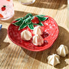 Very Berry Strawberry Shaped Tray Twos Company Home - Decorative Trays, Plates, & Bowls