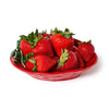 Very Berry Strawberry Shaped Tray Twos Company Home - Decorative Trays, Plates, & Bowls