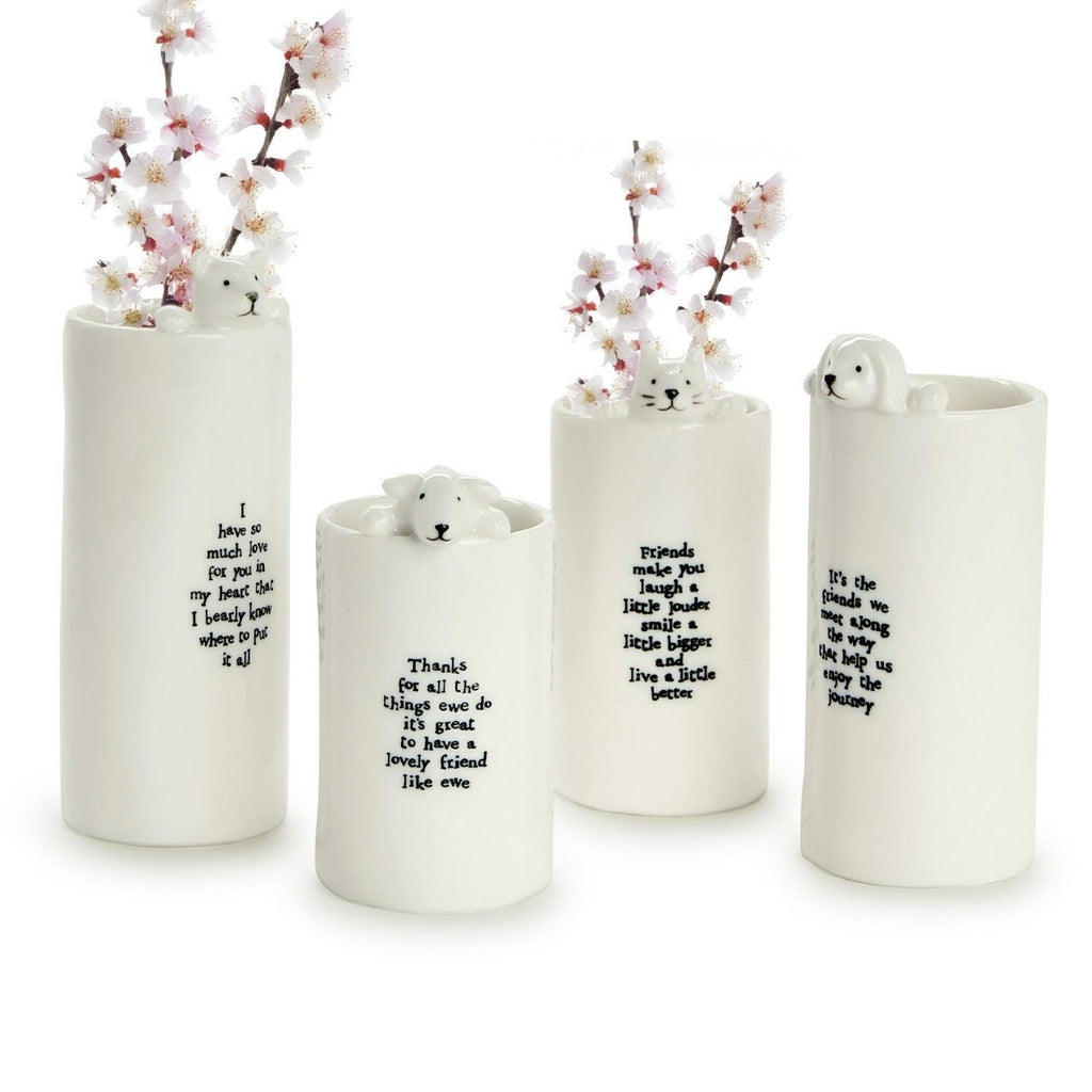 Friendly Animal Vase Twos Company Home - Garden - Vases & Planters