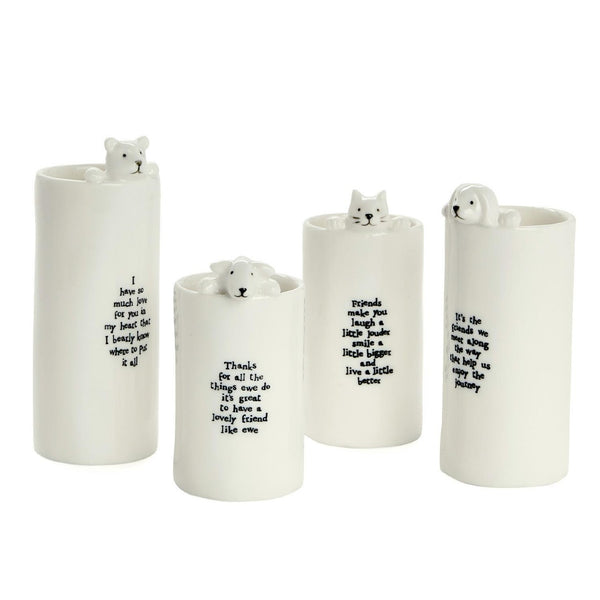 Friendly Animal Vase Twos Company Home - Garden - Vases & Planters