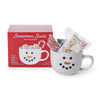 Snowman Swirl Hot Cocoa Set With Mug Twos Company Home - Mugs & Glasses