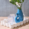 Under The Sea Set Of 4 Iridescent Stackable Fish Glasses Twos Company Home - Mugs & Glasses