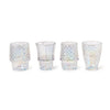 Under The Sea Set Of 4 Iridescent Stackable Fish Glasses Twos Company Home - Mugs & Glasses