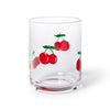 Cherry Double Old Fashion Hand-Painted Glass Twos Company Home - Mugs & Glasses - Whiskey & Cocktail Glasses