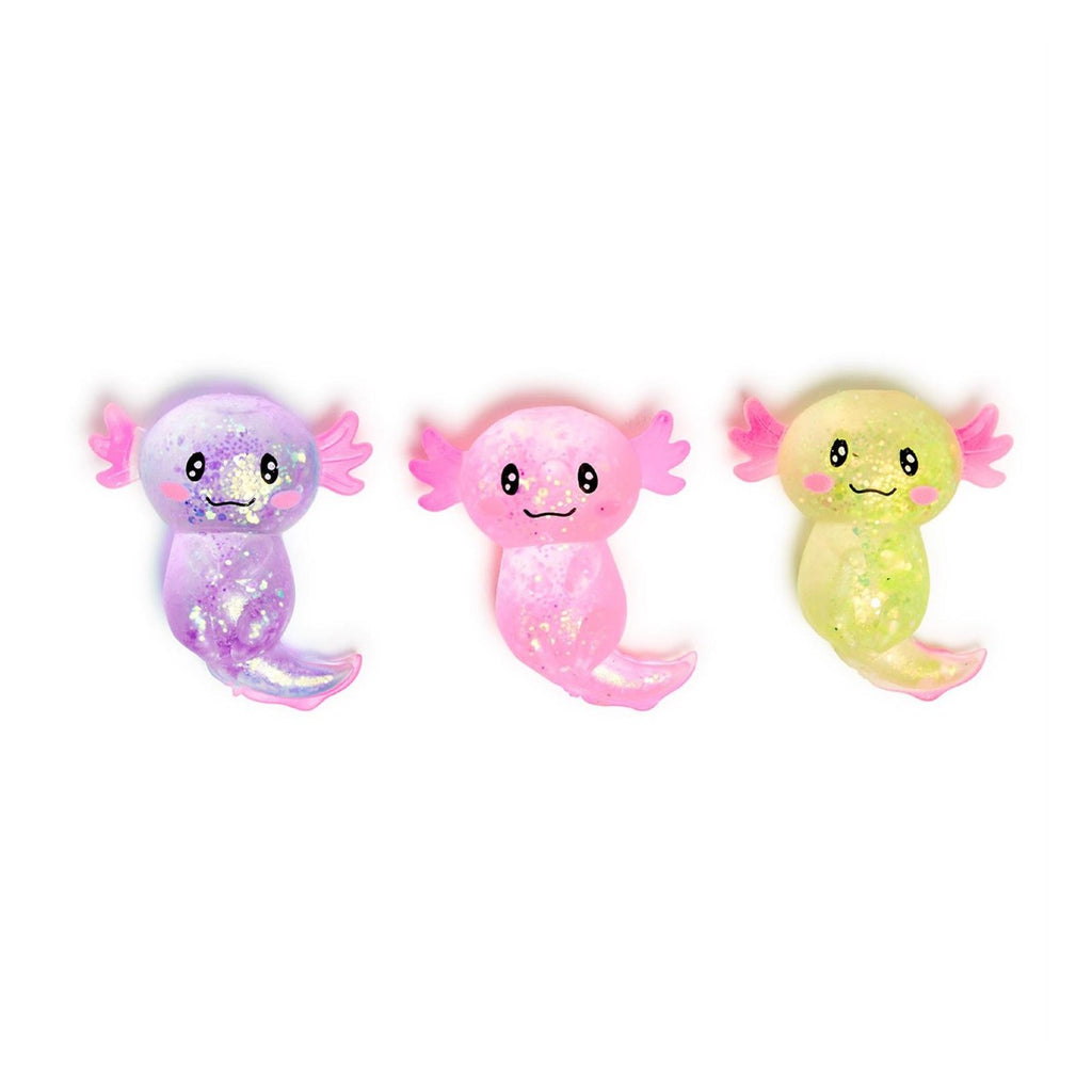 Axolotl Glitter Squishy Toy Twos Company Toys & Games