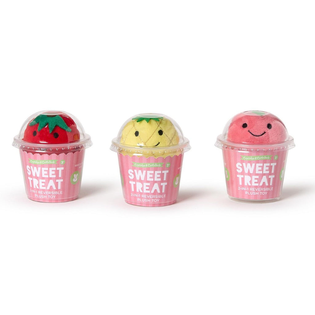 Sweet Treat Reversible 2 In 1 Plus Toy In Cup Twos Company Toys & Games - Stuffed Animals & Plush Toys