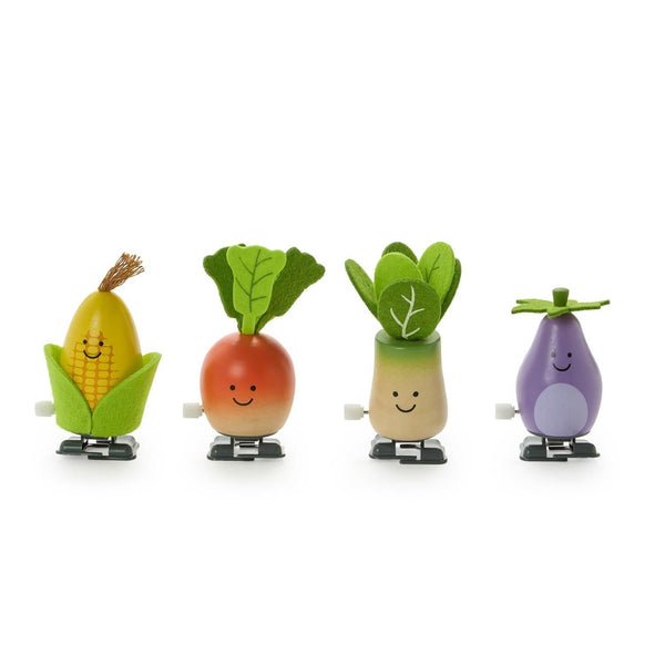 Vegetable Wooden Wind Up Toy Twos Company Toys & Games