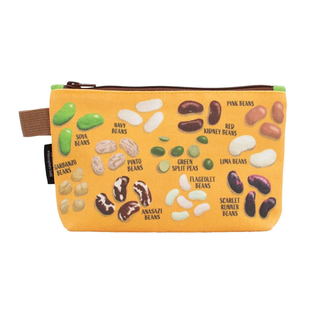 Bean Zipper Bag Unemployed Philosophers Guild Apparel & Accessories - Bags - Pouches & Cases