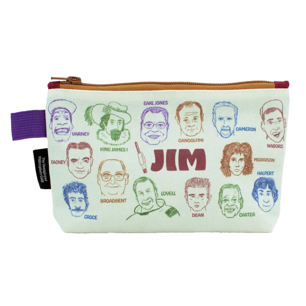 Jim Zipper Bag Unemployed Philosophers Guild Apparel & Accessories - Bags - Pouches & Cases