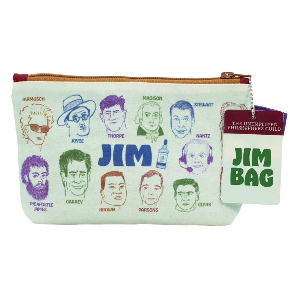 Jim Zipper Bag Unemployed Philosophers Guild Apparel & Accessories - Bags - Pouches & Cases