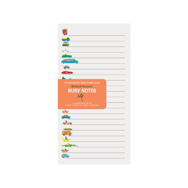 Richard Scarry Notepad Unemployed Philosophers Guild Books - Blank Notebooks & Journals - Notepads