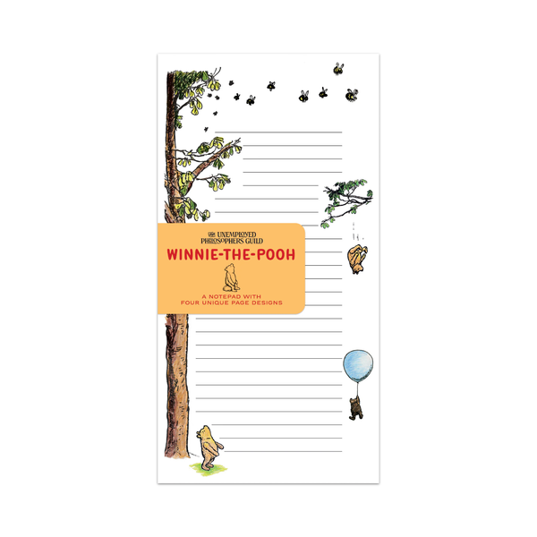 Winnie the Pooh Notepad Unemployed Philosophers Guild Books - Blank Notebooks & Journals - Notepads