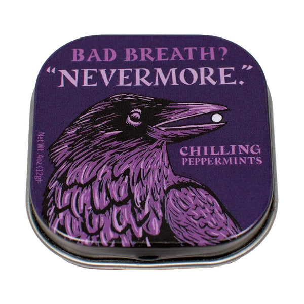 Nevermore Poe's Raven Mints Unemployed Philosophers Guild Candy, Chocolate & Gum