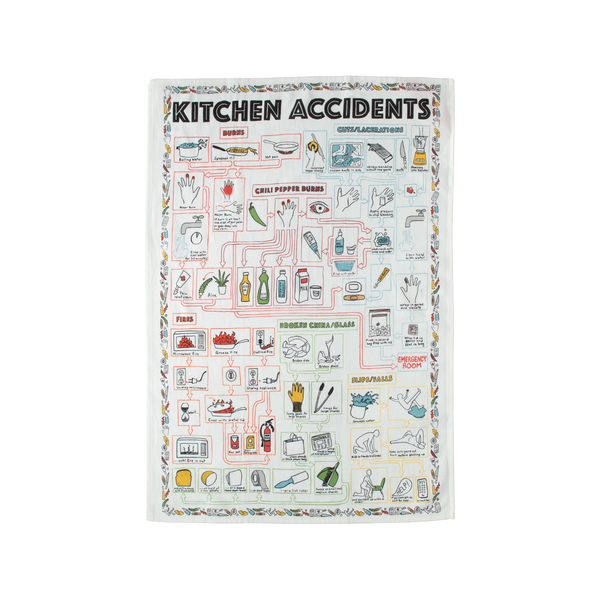 Kitchen Accidents Kitchen Towel Unemployed Philosophers Guild Home - Kitchen & Dining - Kitchen Cloths & Dish Towels