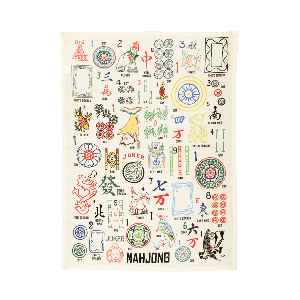Mahjong Kitchen Towel Unemployed Philosophers Guild Home - Kitchen & Dining - Kitchen Cloths & Dish Towels