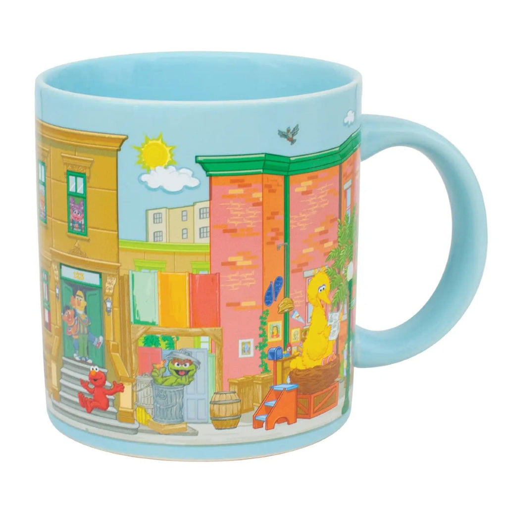 Sesame Street Sunny Day Mug Unemployed Philosophers Guild Home - Mugs & Glasses