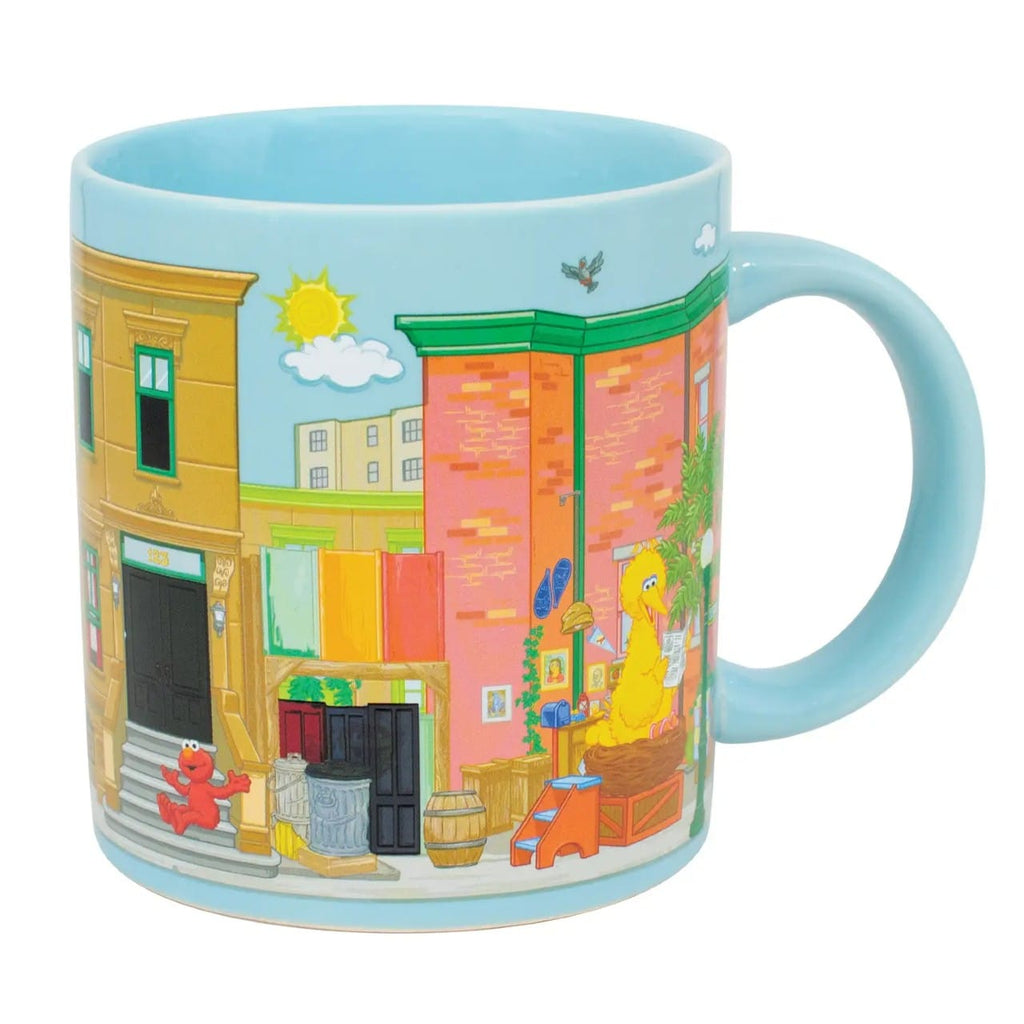 Sesame Street Sunny Day Mug Unemployed Philosophers Guild Home - Mugs & Glasses