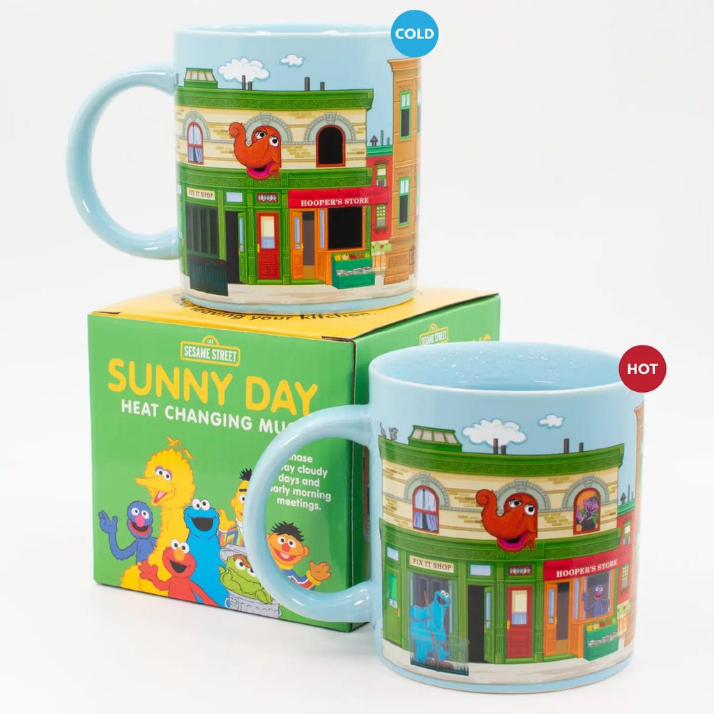 Sesame Street Sunny Day Mug Unemployed Philosophers Guild Home - Mugs & Glasses