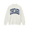 Chicago Mock Neck Adult Sweatshirt - Oatmeal Heather Urban General Store Goods Apparel & Accessories - Clothing - Adult - Sweatshirts