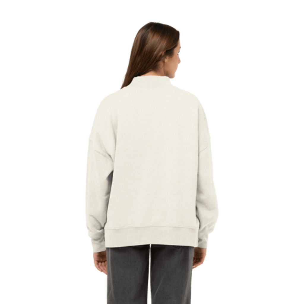 Chicago Mock Neck Adult Sweatshirt - Oatmeal Heather Urban General Store Goods Apparel & Accessories - Clothing - Adult - Sweatshirts