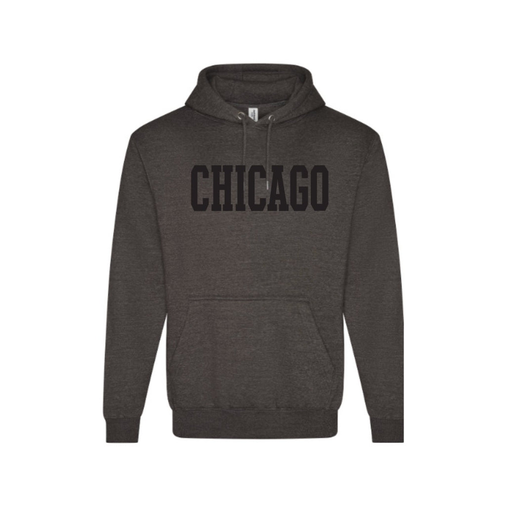 SM Chicago Heavyweight Hoodie - Adult - Charcoal Urban General Store Goods Apparel & Accessories - Clothing - Adult - Sweatshirts