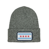 GREY MARLED Chicago Flag Cuff Beanie - Adult Urban General Store Goods Apparel & Accessories - Winter - Adult - Hats