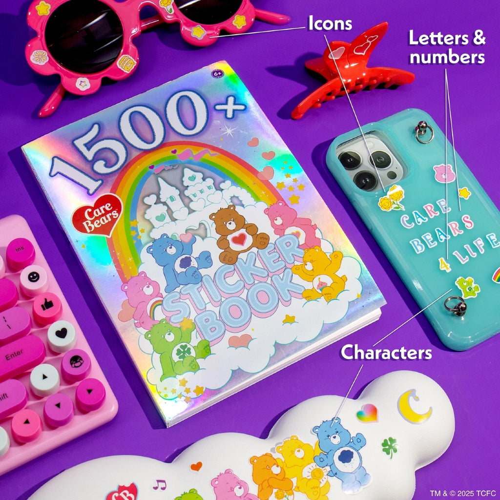 Care Bears 1500+ Sticker Book US Toy Impulse - Decorative Stickers
