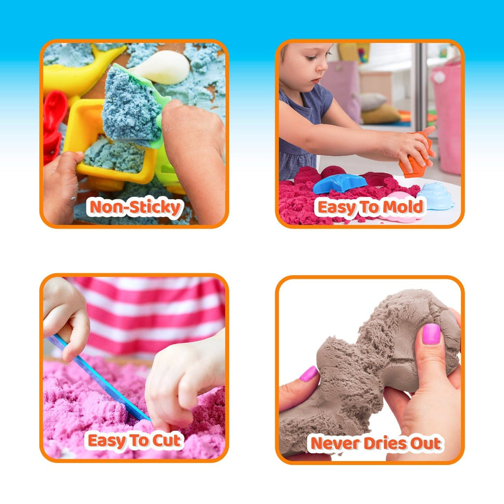 Blue Mighty Sand US Toy Toys & Games