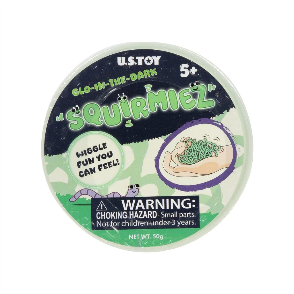 Glow in the Dark Squirmiez Worms Sensory Toy US Toy Toys & Games