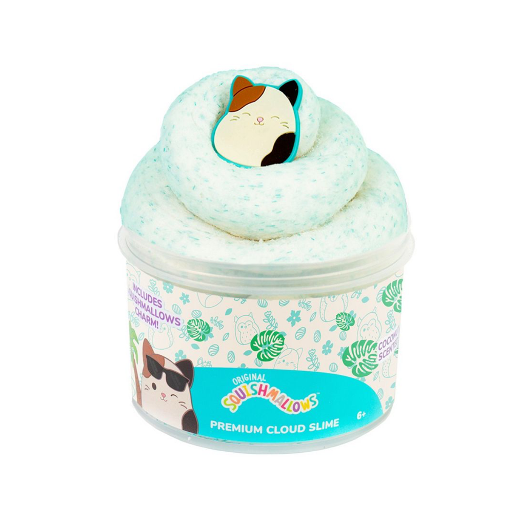 COCONUT - Cam Cat Original Squishmallows Premium Scented Cloud Slime US Toy Toys & Games - Putty & Slime