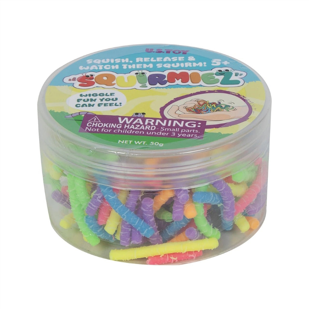 Rainbow Squirmiez Wiggling Worms US Toy Toys & Games