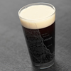 Chicago Etched Map Barware - Pint Glass Well Told Home - Mugs & Glasses - Pint Glasses