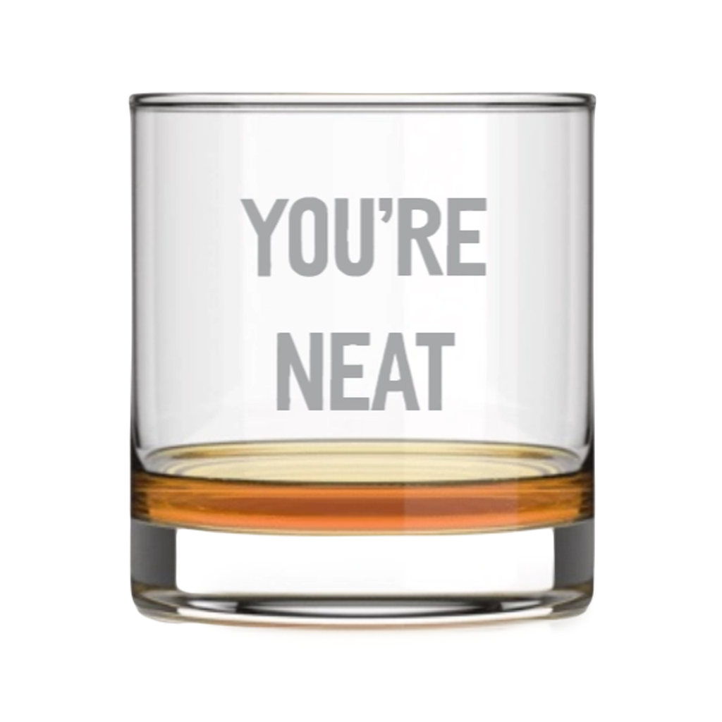 You're Neat Rocks Glass Well Told Home - Mugs & Glasses - Whiskey & Cocktail Glasses