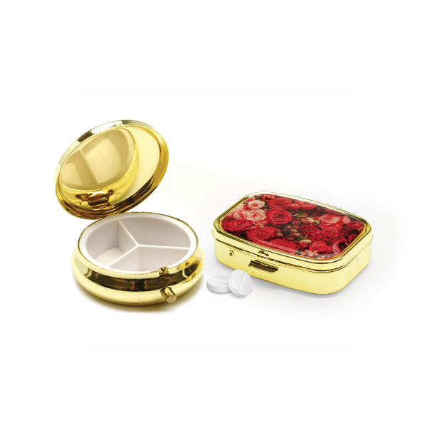 Wellness Keeper Pocket-Sized Pill Case - Assorted Gold Tones Wellness Keeper Home