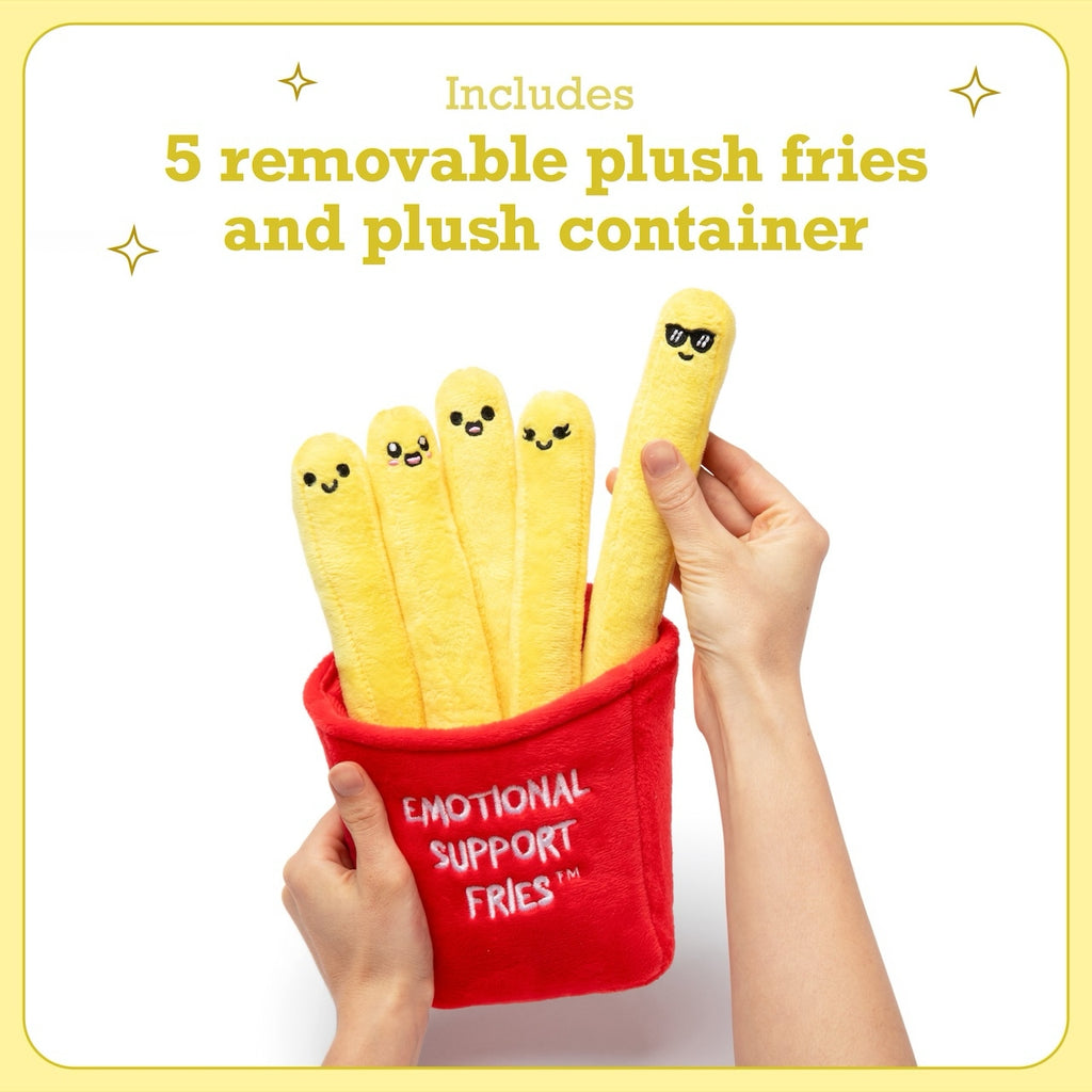 Emotional Support Fries Squishy Plush Toys What Do You Meme Toys & Games - Stuffed Animals & Plush Toys