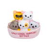 Emotional Support Kitties – Set of 5 Plush Cats in Cozy Container Plush Toy What Do You Meme Toys & Games - Stuffed Animals & Plush Toys