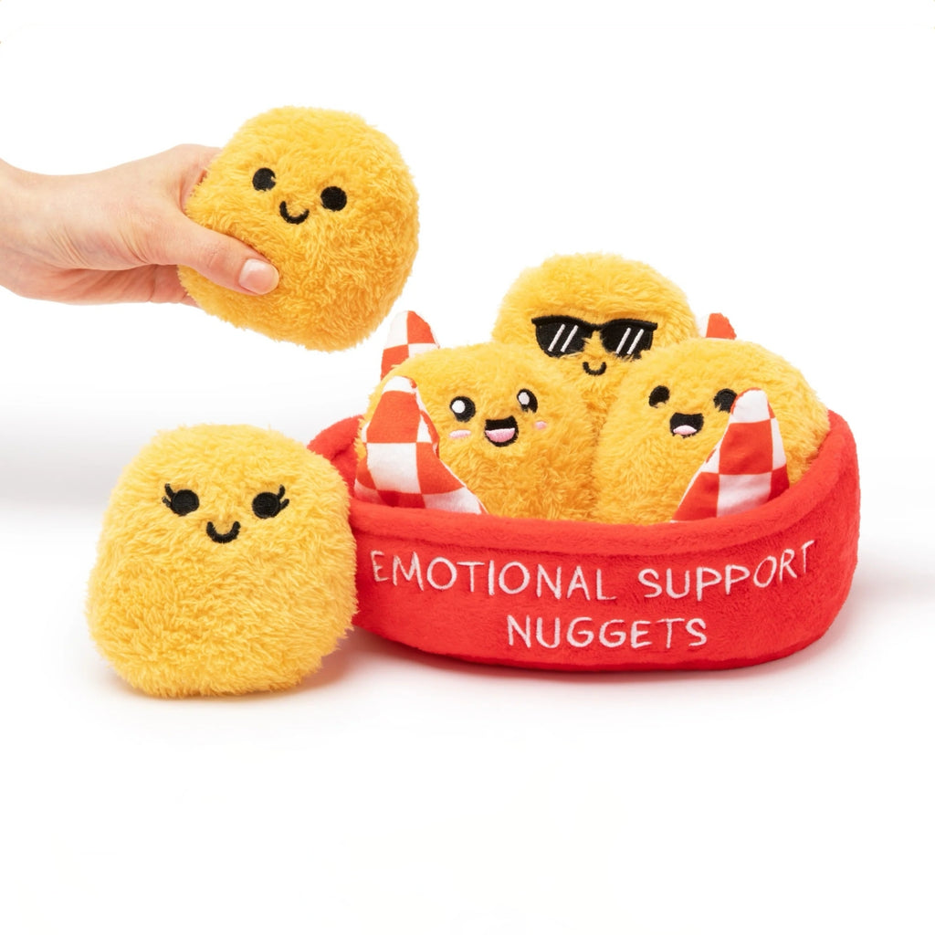 Emotional Support Nuggets - Adorable Plush Chicken Nuggets Toy What Do You Meme Toys & Games - Stuffed Animals & Plush Toys